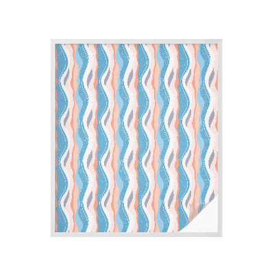 Mliječna folija za staklo vitraj Valoviti ritam