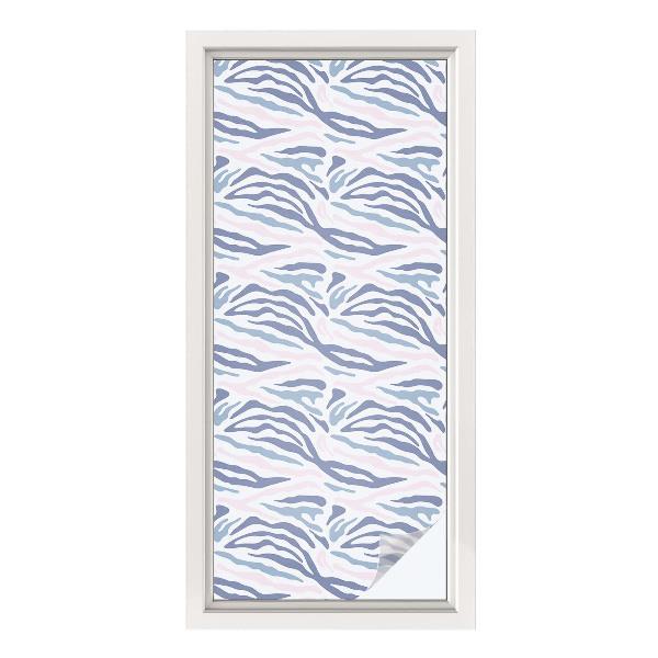 Samoljepljiva folija za staklo vitraj Zebrasti uzorak