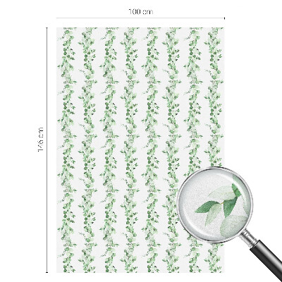 Dekorativna folija za staklo Zelene vijence