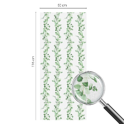 Dekorativna folija za staklo Zelene vijence