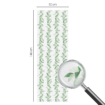Dekorativna folija za staklo Zelene vijence