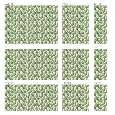 Samoljepljiva folija za staklo vitraj Zeleno lišće