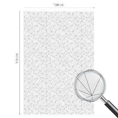 Mliječna folija za staklo vitraj Geometrijski uzorci