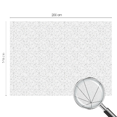 Mliječna folija za staklo vitraj Geometrijski uzorci
