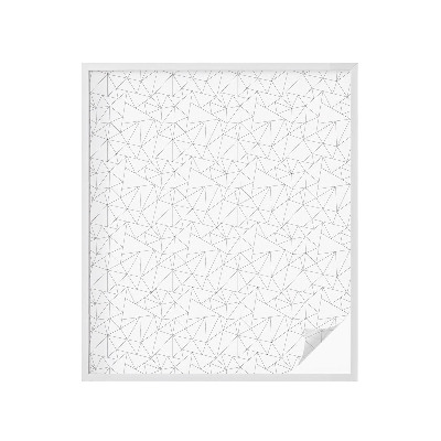 Mliječna folija za staklo vitraj Geometrijski uzorci