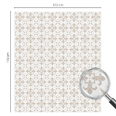 Mliječna folija za staklo vitraj Elegantni uzorci