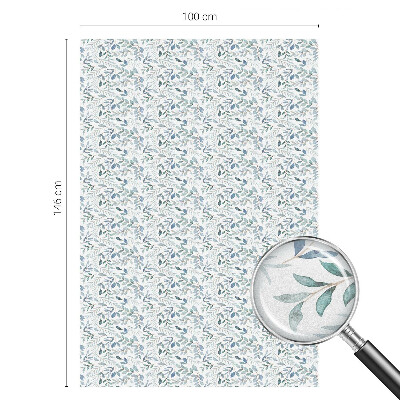 Samoljepljiva folija za staklo vitraj Idilično lišće