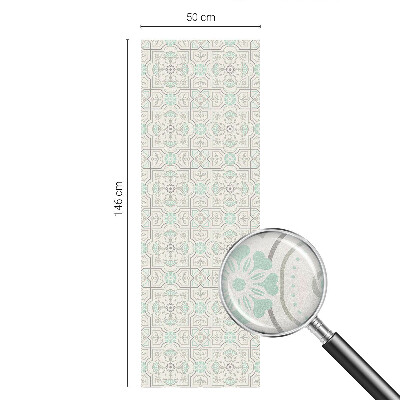 Dekorativna folija za staklo Cvjetne pločice