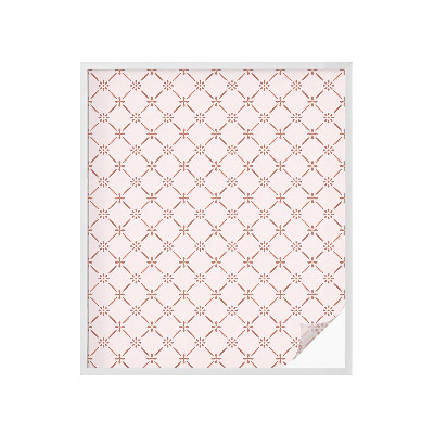 Mliječna folija za staklo vitraj Cvjetni uzorci