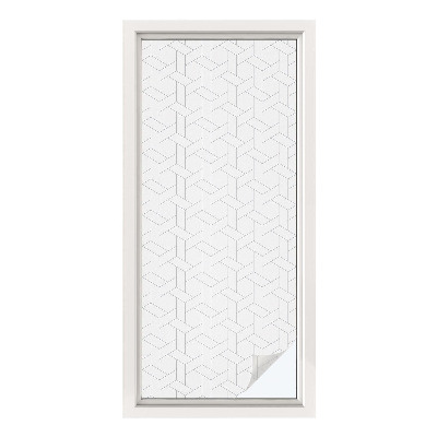 Dekorativna folija za staklo Geometrijska pletenica