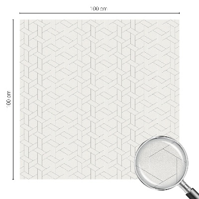Dekorativna folija za staklo Geometrijska pletenica