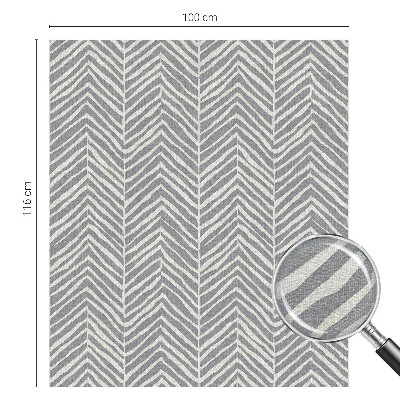 Samoljepljiva folija za staklo vitraj Cik-cak uzorak