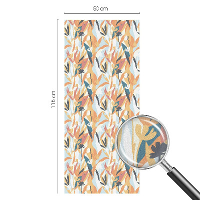 Mliječna folija za staklo vitraj Botanička energija