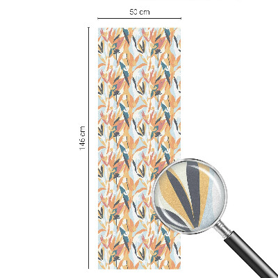 Mliječna folija za staklo vitraj Botanička energija