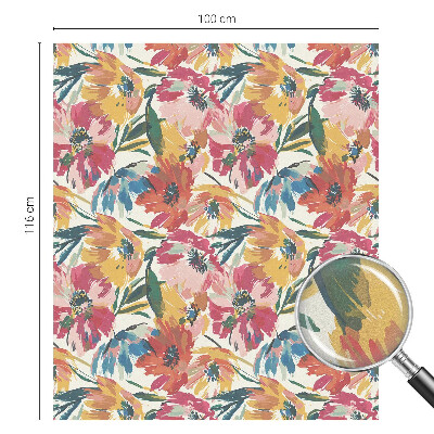 Folija za prozore zaštita od pogleda Eksplozija cvijeća