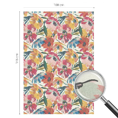 Folija za prozore zaštita od pogleda Eksplozija cvijeća