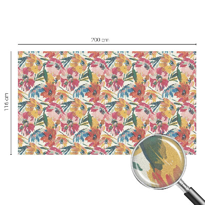 Folija za prozore zaštita od pogleda Eksplozija cvijeća