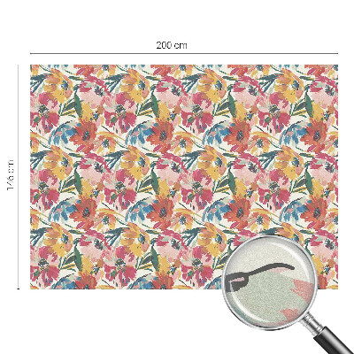 Folija za prozore zaštita od pogleda Eksplozija cvijeća