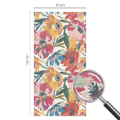 Folija za prozore zaštita od pogleda Eksplozija cvijeća