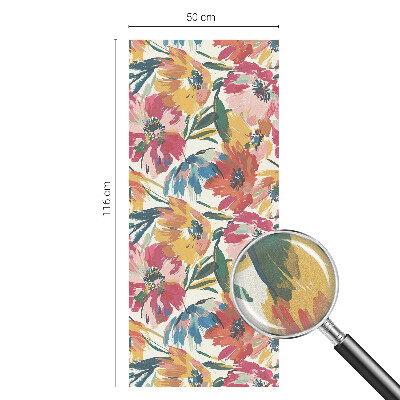 Folija za prozore zaštita od pogleda Eksplozija cvijeća