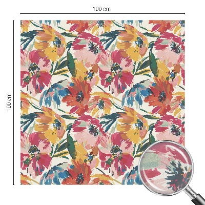 Folija za prozore zaštita od pogleda Eksplozija cvijeća