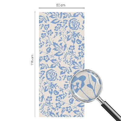 Folija za prozore zaštita od pogleda Cvijeće lišće