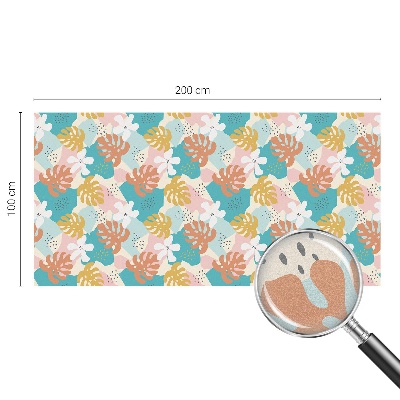 Mliječna folija za staklo vitraj Egzotična priroda