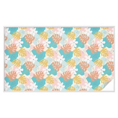 Mliječna folija za staklo vitraj Egzotična priroda