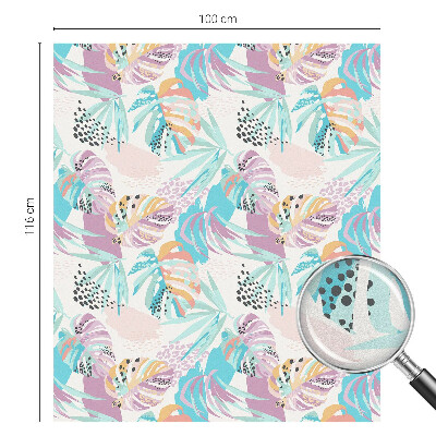 Samoljepljiva folija za staklo vitraj Apstraktna džungla