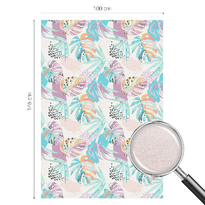 Samoljepljiva folija za staklo vitraj Apstraktna džungla