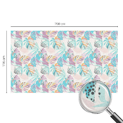 Samoljepljiva folija za staklo vitraj Apstraktna džungla