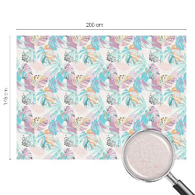 Samoljepljiva folija za staklo vitraj Apstraktna džungla