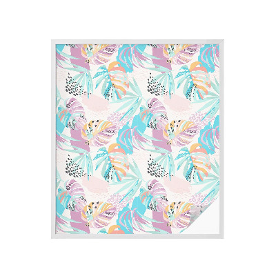 Samoljepljiva folija za staklo vitraj Apstraktna džungla