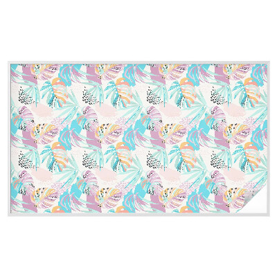 Samoljepljiva folija za staklo vitraj Apstraktna džungla