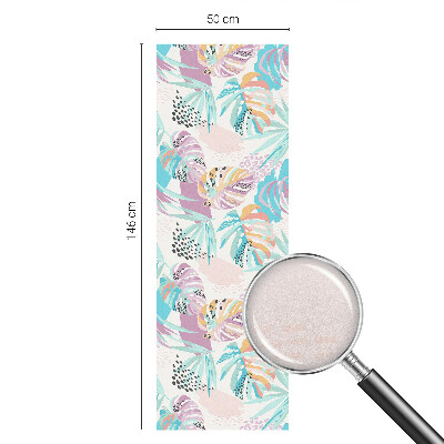 Samoljepljiva folija za staklo vitraj Apstraktna džungla