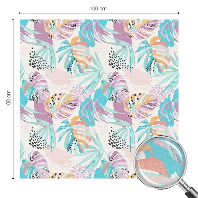 Samoljepljiva folija za staklo vitraj Apstraktna džungla