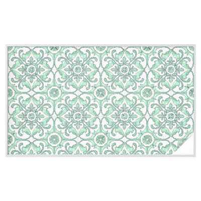 Samoljepljiva folija za staklo vitraj Zelena simetrija