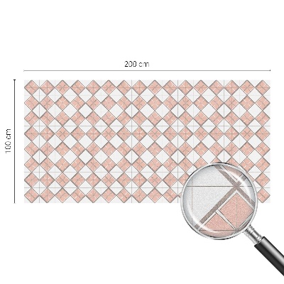 Samoljepljiva folija za staklo vitraj Geometrijski rombovi