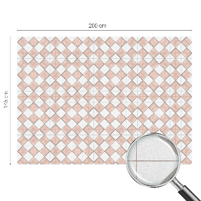 Samoljepljiva folija za staklo vitraj Geometrijski rombovi