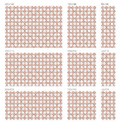 Samoljepljiva folija za staklo vitraj Geometrijski rombovi