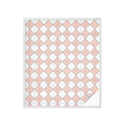 Samoljepljiva folija za staklo vitraj Geometrijski rombovi