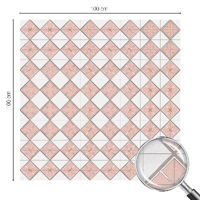 Samoljepljiva folija za staklo vitraj Geometrijski rombovi