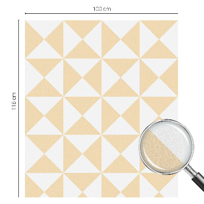 Folija za prozore zaštita od pogleda Geometrijski trokuti