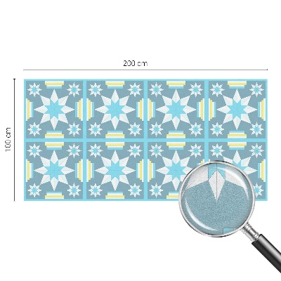 Mliječna folija za staklo vitraj Zvjezdani uzorak