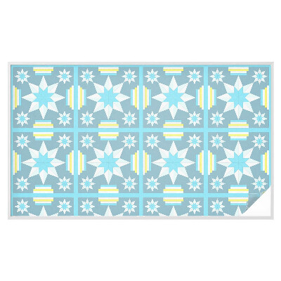 Mliječna folija za staklo vitraj Zvjezdani uzorak