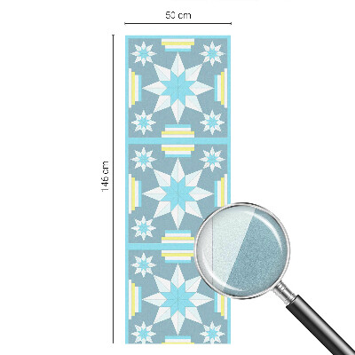 Mliječna folija za staklo vitraj Zvjezdani uzorak