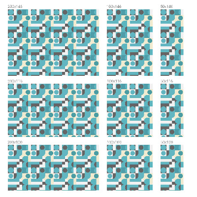 Dekorativna folija za staklo Geometrijski uzorci