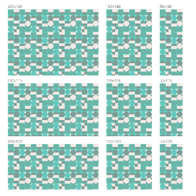 Samoljepljiva folija za staklo vitraj Geometrijski oblici