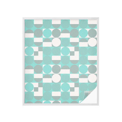 Samoljepljiva folija za staklo vitraj Geometrijski oblici