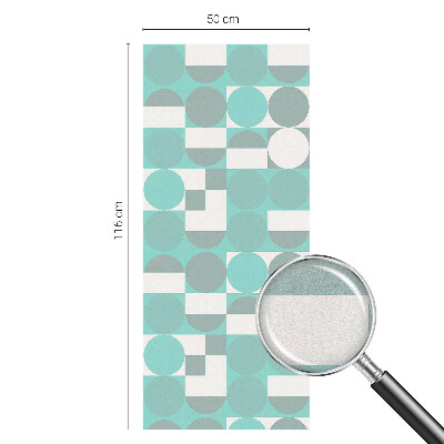 Samoljepljiva folija za staklo vitraj Geometrijski oblici